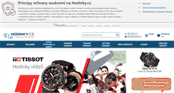 Desktop Screenshot of hodinky.cz